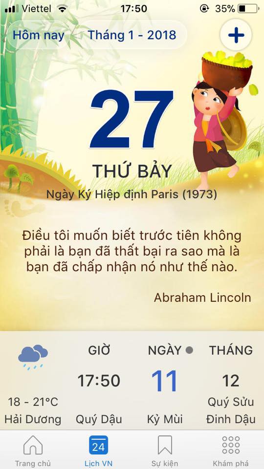 Cộng đồng mạng thi nhau khoe ảnh lịch ngày 27/1 để tiên đoán kết quả cho U23 Việt Nam Cộng đồng mạng thi nhau khoe ảnh lịch ngày 27/1 để tiên đoán kết quả cho U23 Việt Nam